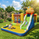MYTS Kids Inflatable Water Park With Slide, Bouncy Area And Splash Pool