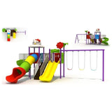 MYTS Kids Kitty Active Hub With 3 Swings & 3 Slides