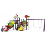 MYTS Kids Kitty Active Hub With 3 Swings & 3 Slides
