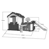 MYTS Kids Large House With Activity Centre - Green