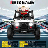MYTS Kids Mountain Jeep Style Ride-on Car 12V - White
