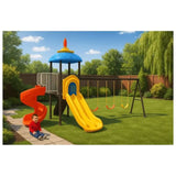 MYTS Kids Multi Active Hub With 3 Swings & 2 Slides