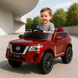 MYTS Kids Nissan Electric Ride-On Car 12V - Dark Red