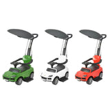 MYTS Kids Porsche Cayenne Licensed Ride-On Push Car With Canopy - Green