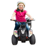 MYTS Kids Pro 80cc Fully Automatic Atv Quad Bike - Black