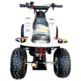 MYTS Kids Pro 80cc Fully Automatic Atv Quad Bike - White