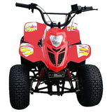 MYTS Kids Pro 80cc Fully Automatic Atv Quad Bike - Red