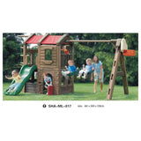 MYTS Kids Pro Slide And Swings With Climbing Wall