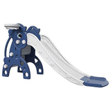 MYTS Kids Slide With Basket Ball Hoop & Ball Pool - Blue