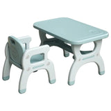 MYTS Kids Table With 2 Chairs - Blue