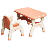 MYTS Kids Table With 2 Chairs - Orange