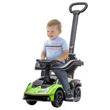 MYTS Lamborghini Foot To Floor Push Along Ride On - Green