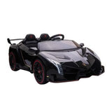 MYTS Lamborghini Veneno 2 Seater Ride-On Car 12V - Black