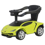 MYTS Licensed Lamborghini Kids Push Car With Handle - Green