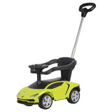 MYTS Licensed Lamborghini Kids Push Car With Handle - Green