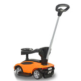 MYTS Licensed Lamborghini Kids Push Car With Handle - Orange