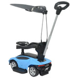 MYTS Licensed Lamborghini With Sun Canopy Boys Push Car - Blue