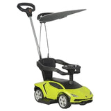 MYTS Licensed Lamborghini With Sun Canopy Kids Push Car - Green