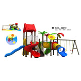 MYTS Mega Kids Flower Playsets With Swings And Slide
