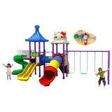 MYTS Mega Kitten Frame Dual Swing & Wavy Slides (340 cm)