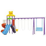 MYTS Mega Play Zone With 3 Swings, 2 Slides & Dual Swing