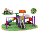 MYTS Mega Playfort Kids Playground With Slides