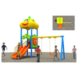 MYTS Mega Yellow Fellow Kids Slide And Swings
