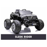 MYTS Mercedes 12V Monster Truck Kids Ride On - Black