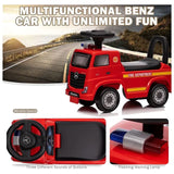 MYTS Mercedes Benz Actros Fire Fighting Push Car - Red