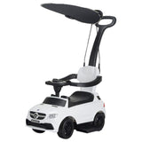 MYTS Mercedes Benz Unique Push Car w/ Canopy - White
