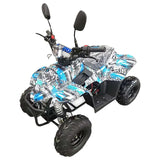 MYTS Off Road 110cc Quad Bike Camouflage Black/Blue