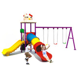 MYTS Outdoor Activity Playcentre With Slides & 3 Swings