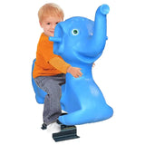 MYTS Outdoor Baby Elephant Spring Rider - Blue