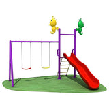 MYTS Outdoor Playcentre With  Slide & 2 Swings - Small