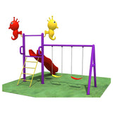 MYTS Outdoor Playcentre With  Slide & 2 Swings - Small
