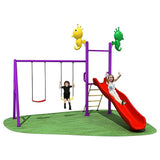 MYTS Outdoor Playcentre With  Slide & 2 Swings - Small