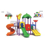 MYTS Peggy Play center With 3 Swing & Slides With For Kids