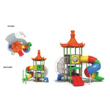 MYTS Pinokee Roof With Climbing Rill & Monkey Bar For Kids