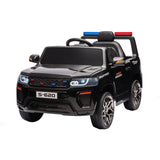 MYTS Police Cruiser Electric Kids Ride-On 12V - Black