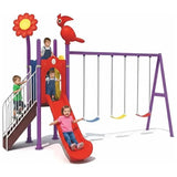 MYTS Premium Outdoor Play With 3 Swings & 1 Slide