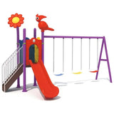 MYTS Premium Outdoor Play With 3 Swings & 1 Slide