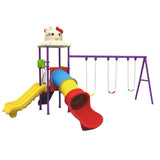 MYTS Premium Outdoor Play With 3 Swings & 2 Slides