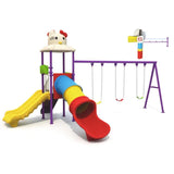 MYTS Premium Outdoor Play With 3 Swings & 2 Slides