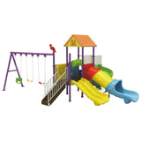 MYTS Premium Outdoor Play With 3 Swings & 3 Slides