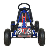 MYTS Racing Adventure Pedal Go Kart Car - Blue