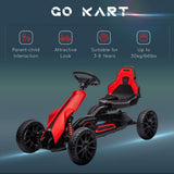 MYTS Racing Adventure Pedal Red Go Kart Car