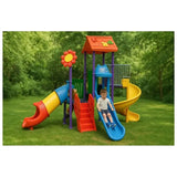 MYTS Recreational Play Deck With 3 Slides