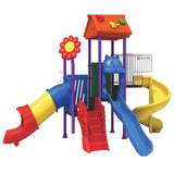 MYTS Recreational Play Deck With 3 Slides