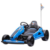 MYTS Speed 7 Drifter Go Kart 24V Electric Ride On - Blue