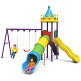 MYTS Sturdy Fun Park With 3 Swings & 2 Slides